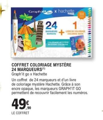 COFFRET COLORIAGE MYSTÈRE 24 MARQUEURS