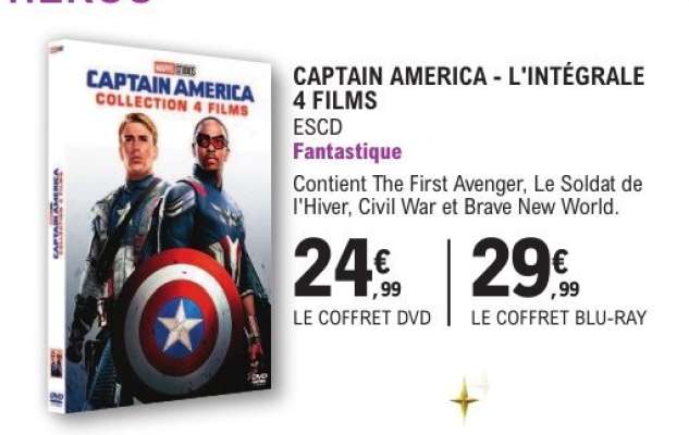 CAPTAIN AMERICA - L'INTÉGRALE 4 FILMS