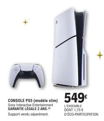 CONSOLE PS5 (modèle slim)