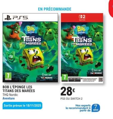 BOB L'ÉPONGE LES TITANS DES MARÉES