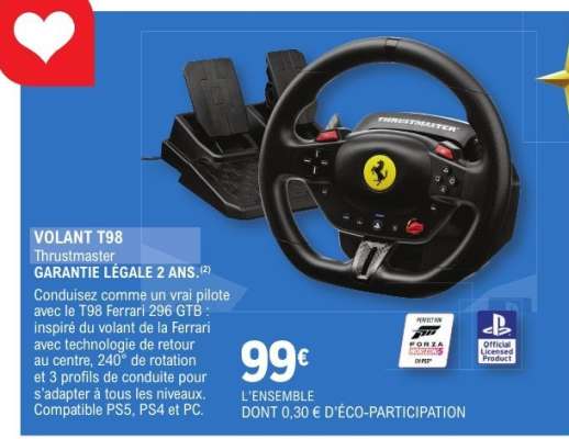 VOLANT T98 Thrustmaster