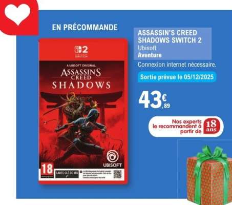 ASSASSIN'S CREED SHADOWS SWITCH 2