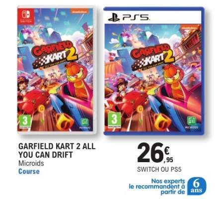 GARFIELD KART 2 ALL YOU CAN DRIFT