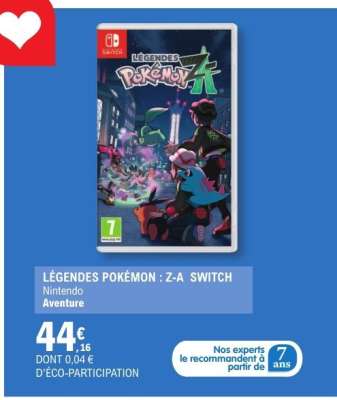 LÉGENDES POKÉMON : Z-A SWITCH