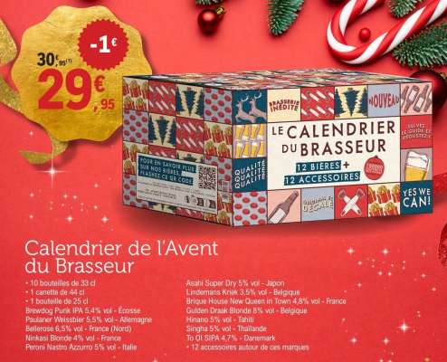 Calendrier de l'Avent du Brasseur