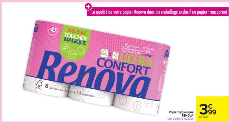 Papier hygiénique RENOVA