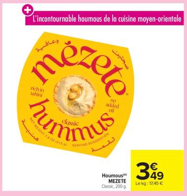 Houmous MEZETE