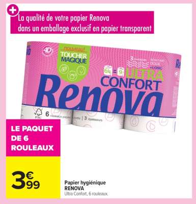 Papier hygiénique RENOVA