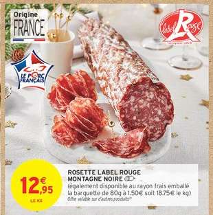 Rosette Label Rouge Montagne Noire