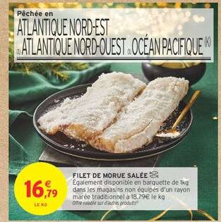 FILET DE MORUE SALÉE