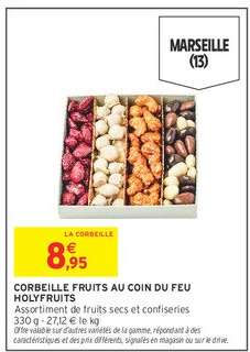 CORBEILLE FRUITS AU COIN DU FEU HOLYFRUITS
