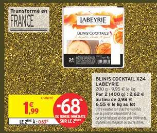 BLINIS COCKTAIL X24 LABEYRIE