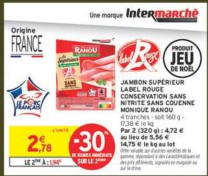 Jambon Supérieur Label Rouge