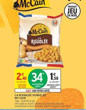 La Rissolee Surgelée Mc Cain