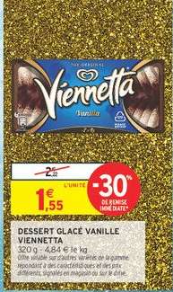 DESSERT GLACÉ VANILLE VIENNETTA