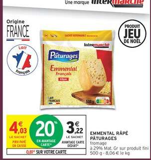 EMMENTAL RÂPÉ PÂTURAGES
