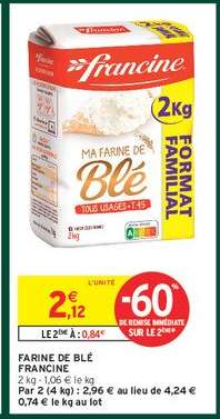 Farine De Blé Francine