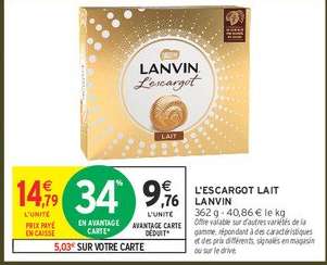 L'ESCARGOT LAIT LANVIN