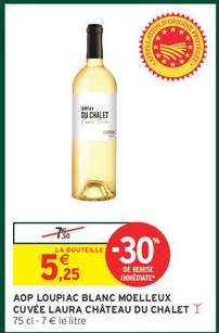 AOP LOUPIAC BLANC MOELLEUX CUVÉE LAURA CHÂTEAU DU CHALET