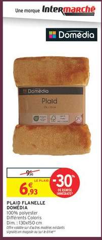 PLAID FLANELLE DOMÉDIA