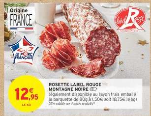 Rosette Label Rouge Montagne Noire