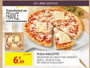 PIZZA RACLETTE