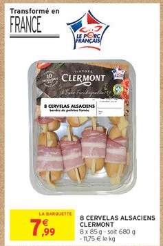 8 Cervelas Alsaciens Clermont
