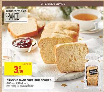 Brioche Nanterre Pur Beurre