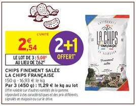 Chips Finement Salée La Chips Française