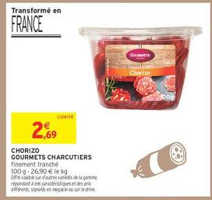 CHORIZO GOURMETS CHARCUTIERS