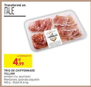 TRIO DE CHIFFONNADE VILLANI