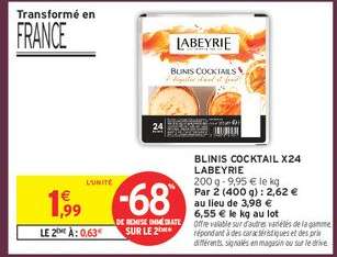 BLINIS COCKTAIL X24 LABEYRIE