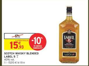 Scotch Whisky Blended Label 5