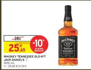 WHISKEY TENNESSEE OLD N°7 JACK DANIEL'S