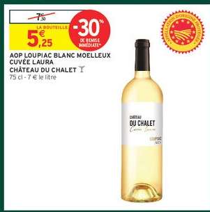 AOP LOUPIAC BLANC MOELLEUX CUVÉE LAURA CHÂTEAU DU CHALET