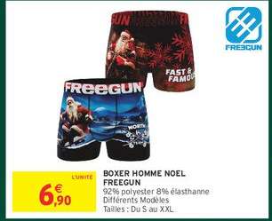 BOXER HOMME NOEL FREEGUN