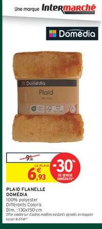 PLAID FLANELLE DOMÉDIA