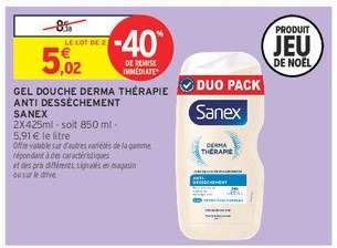 Gel Douche Derma Thérapie Anti Dessèchement Sanex
