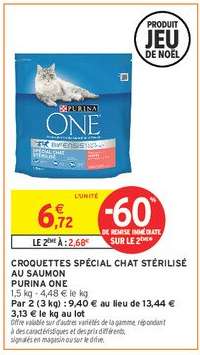 CROQUETTES SPÉCIAL CHAT STÉRILISÉ AU SAUMON