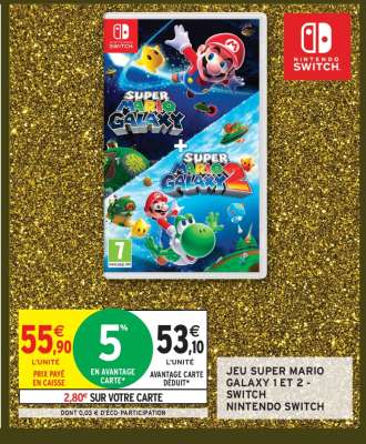 JEU SUPER MARIO GALAXY 1 ET 2 - SWITCH