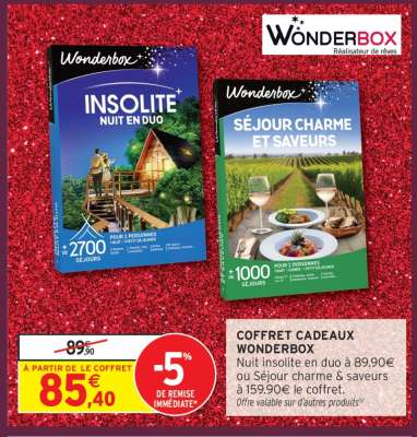 COFFRET CADEAUX WONDERBOX
