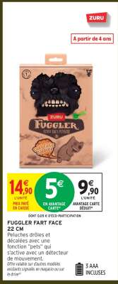 FUGGLER FART FACE 22 CM