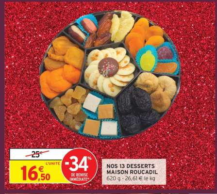 NOS 13 DESSERTS MAISON ROUCADIL