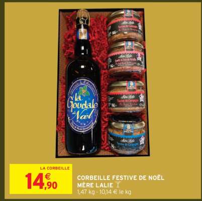 CORBEILLE FESTIVE DE NOËL MÈRE LALIE