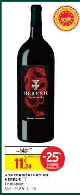 AOP Corbières Rouge 'Heresie'