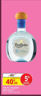 TEQUILA BLANCO “DON JULIO”