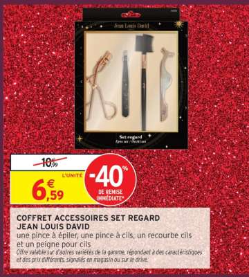 COFFRET ACCESSOIRES SET REGARD JEAN LOUIS DAVID