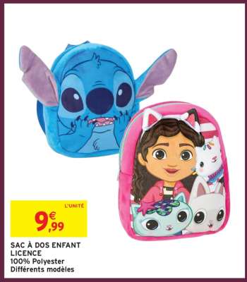 SAC À DOS ENFANT LICENCE