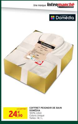 COFFRET PEIGNOIR DE BAIN DOMÉDIA