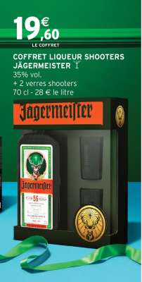 COFFRET LIQUEUR SHOOTERS JÄGERMEISTER